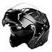 1Storm Motorcycle Modular Full Face Helmet DOT Flip up Dual Visor Anti Fog Pinlock Shield: HJA119