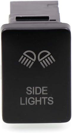 Amazon Toyota トヨタ車系用 緑色ledプッシュスイッチ コネクタワイヤキット付き On Offスイッチ サイドライト ハーネス スイッチ 車 バイク