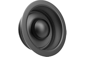 CELAENO Black Garbage Disposal Flange and Stopper, Durable Gunmetal Black/Gray Stainless Steel Sink Flange with Nano Surface, Fits 3-1/2 Inch Standard Sink Drain Hole