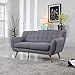 Modern Mid Century Sofa/Loveseat - Divano Roma
