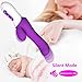 XUANAI Heating vibrator viberate toy ,7 Speed Automatic Heating clitoral vibrators Strong vibration,Bathroom, bedrooroof, hotel, bar Flifting, car, Adult Toy for Couples, Men and Women (purple)