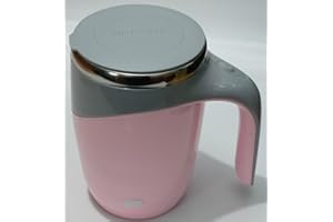 HUEDIMBOENE Self Stirring Mug,Rechargeable Automatic Magnetic Self Stirring Coffee Mug,Rotating Home Office Travel Mixing Cup, for Coffee, Chocolate, Milk, Protein,Cocoa Etc, for Office, School, Gym, Gift, Pink