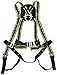 Miller DuraFlex Ultra Stretchable Full Body Safety Harness with Quick-Connect Buckles and Comfort-Touch Back D-Ring Pad, Universal Size-Large/XL, 400 lb. Capacity (E650QC/UGN)