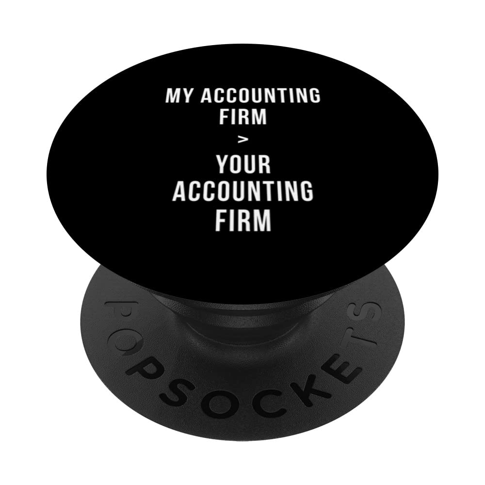 Accounting Firm Accountant Controller CPA Bookkeeper Funny PopSockets Swappable PopGrip