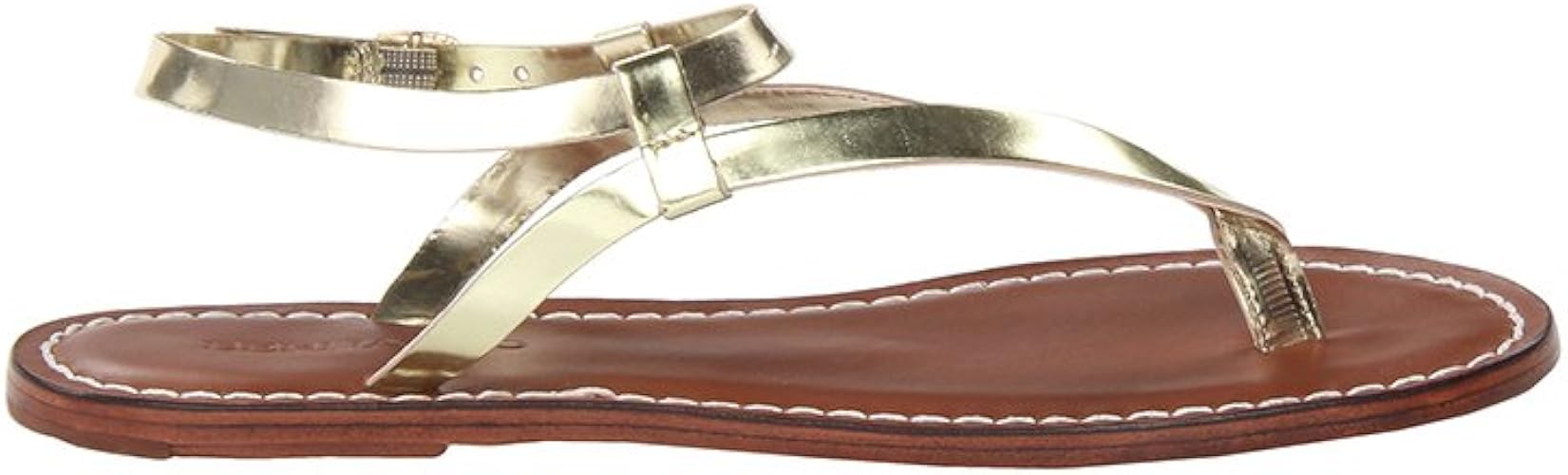 Amazon.com: Bernardo Women's Merit Leather Sandal LIGHTGOLDSPECCHIO 9.5: Clothing