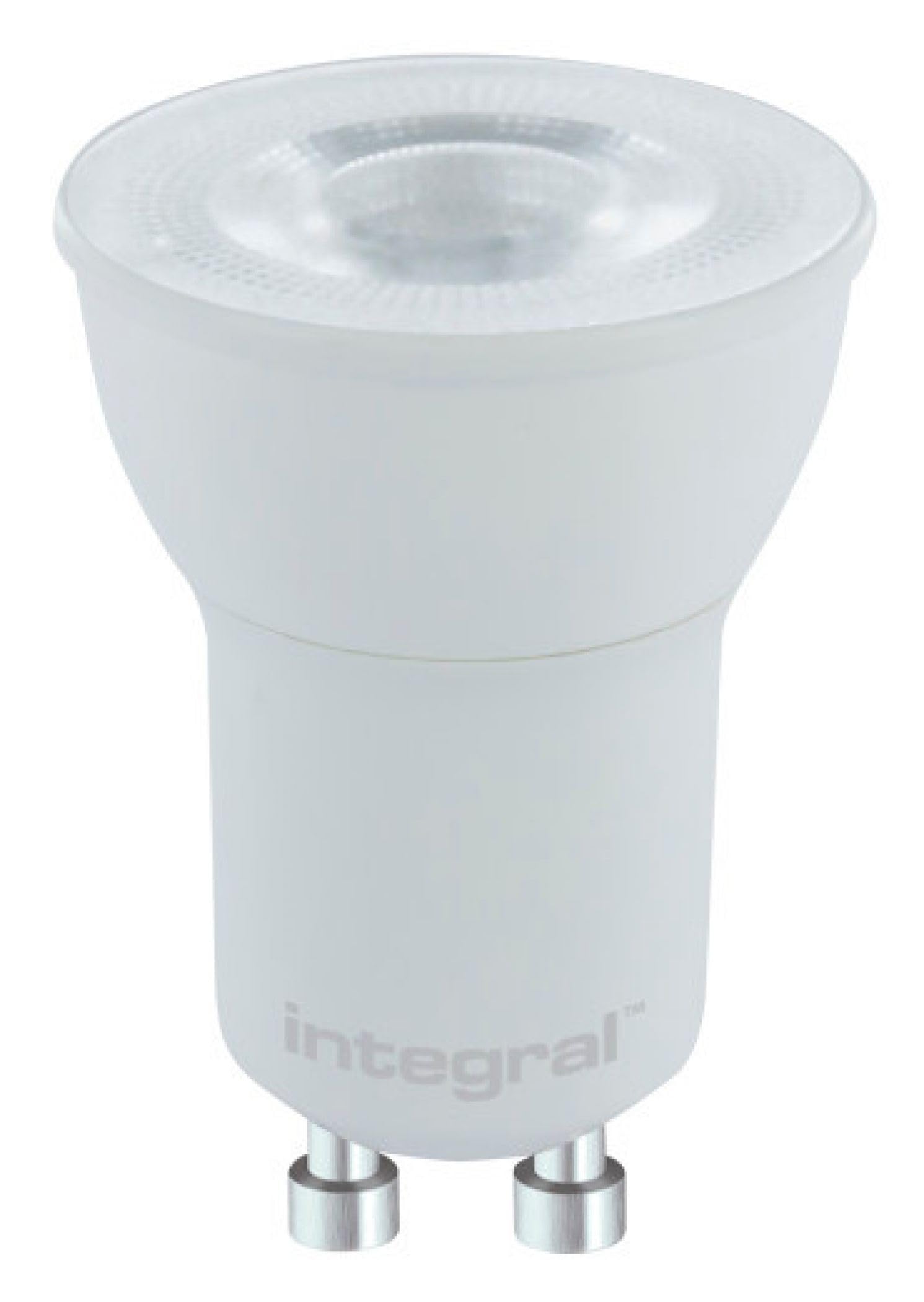 Integral LED 3.4w GU10 LED Light Bulb =43w MR11 35mm Sized GU10 Spot Bulb 4000K