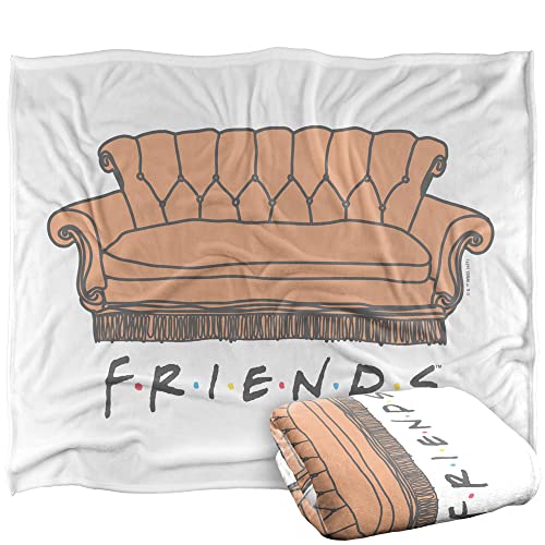 FRIENDS Silky Touch superzachte plaid 152 x 127 cm