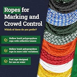 SGT KNOTS Lightweight Hollow Braid Polypropylene