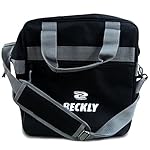 Beckly Super Bowling Tote -Bowling Bag- Fits Your Bowling Ball and Bowling Shoes- Single Bowling Ball Tote- Front Zippered Pocket and inside Shoe Sleeves-Carry and Shoulder Straps-For your Home Bowling Alley or At the Professional Arena- Perfect Bowling equipment- Great Holiday gift For bowling pro or rookie- Made from the Highest Quality Material and Superior craftsmanship- Superior quality bowling ball sports bag- Backed by the Famous Beckly money Back Guarantee!