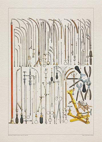 Anatomy TOOLS UROLOGY URETHRA print SRA3 12x18 conqueror laid paper