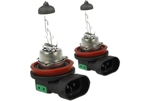 Carall 2 PCS Car Halogen Bulbs H16 12V 19W PGJ19-3, For Headlight Car Bulbs, Beam Low/High Beam Fog Light Replacement