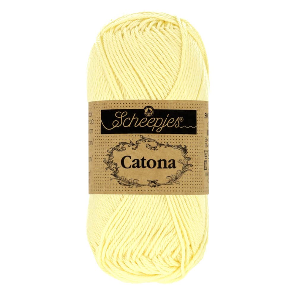Scheepjes - Scheepjes Catona 101 Candle Light Yarn - 10x50g