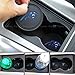 2 Pack 2.75 inch for Carolina Panthers Car Interior Accessories Anti Slip Cup Mat for All Vehicles (Carolina Panthers)