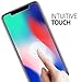 iPhone X Screen Protector, PLESON [3-Pack] [Case Friendly] iPhone X Tempered Glass Screen Protector with Easy Installation Tool, 2.5D Bubble-Free HD Glass Screen Protector for Apple iPhone X iPhone 10