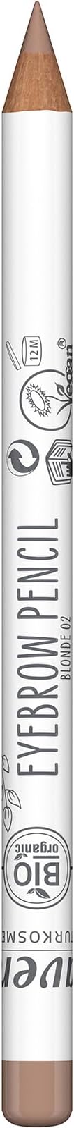 lavera Eyebrow Pencil Blonde 02 Organic Jojoba Oil Shea Butter Vegan view 1