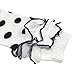 Bowbear Baby 3-Pair Leg Warmers, Dots and Ruffles