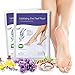 BEALUZ 2 Pairs Exfoliating Foot Peel Mask Exfoliant for Soft Feet in 1-2 Weeks, Peeling Off Calluses & Dead Skin, For Men & Women