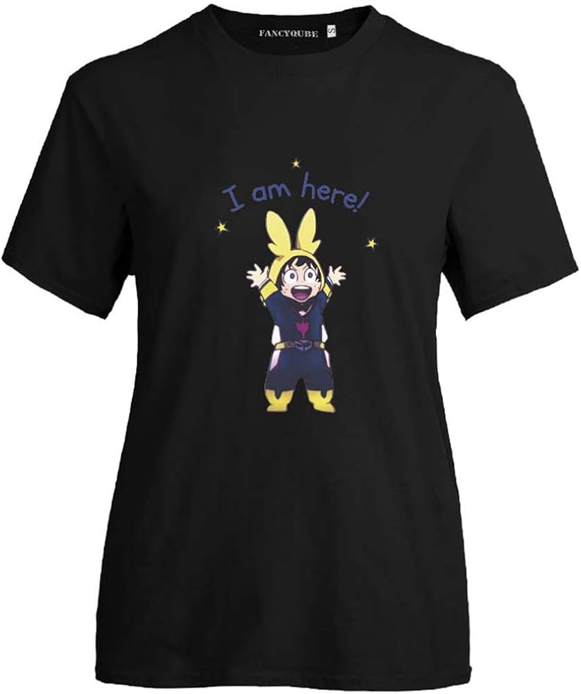 Amazon.com: BUBABOX My Hero Academia Shirt MHA Deku Izuku Midoriya T-Shirt Tees(XL Black #03 