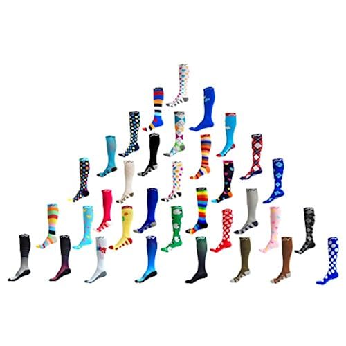 Compression Socks (1 pair) for Women & Men by A-Swift - Best For Running, Athletic Sports, Crossfit, Flight Travel - Suits Nurses, Maternity Pregnancy - Below Knee High Health & Household, Medical Supplies & Equipment, Braces, Splints & Supports, Compression Socks