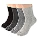 Toe Socks Five Finger Athletic Running Socks Crew Cotton for Men Women 4 Pack By Meaiguo