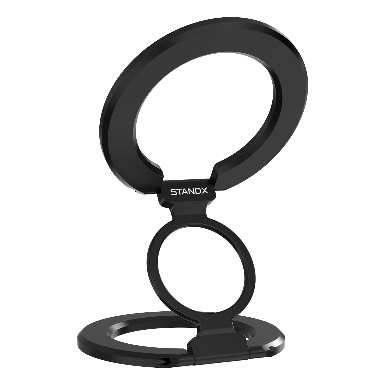 Phone Ring Holder for MagSafe Case, Strong Magnetic Cell Phone Grip, 360° Rotation Kickstand Compatible with iPhone and Android.