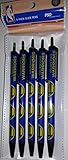 NBA Golden State Warriors 5 Pack of Retractable Click Pens