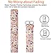 Maledan Compatible with Fitbit Charge 3 Bands, Paisley Pattern, Large