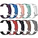 Compatible for Garmin Vivoactive 3, 20mm Silicone Replacement Wristband Quick Release WatchBand Strap Band Wristband for Garmin Vivoactive 3/vivomove HR/Forerunner 245/Venu Sq