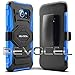 Evocel Galaxy S6 Case - Dual Layer [New Generation] Rugged Holster Case with Kick-stand and Belt Swivel Clip (Samsung Galaxy S6) Retail Packaging, Blue