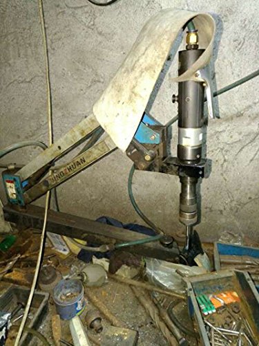 Pneumatic Tapping Machine 400rpm Air Drill Tapper Tool + 6pc Chucks M3/M4/M5/(M6-8)/M10/M12 for Universal Flexible Arm