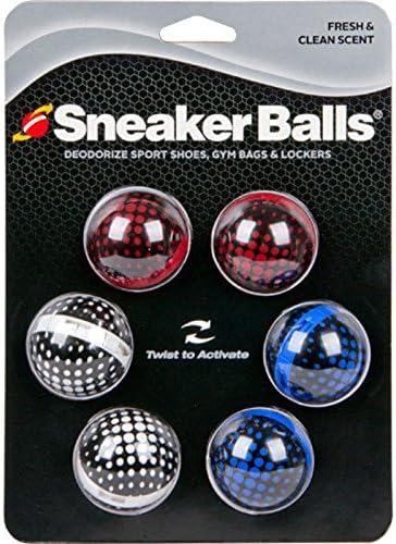 Sneaker Balls Shoe, Gym Bag and Locker Deodorizer Bundle 3 Pair x 2 Pack