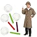 Toy Cubby Kids Toddler Plastic Colorful Party Favors Magnifying Glasses - 24 pcs