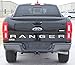 LimitlessParts Tailgate Insert Letters fits 2019 Ranger in Chrome ABS Plastic NOT Vinyl