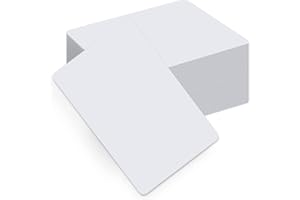 BABIQT 50 Pieces NFC Tags NFC Cards NTAG215 Blank Printable NFC Card ISO Size PVC Cards NFC Chip, Compatible with iPhone TagMo and All NFC Enabled Device