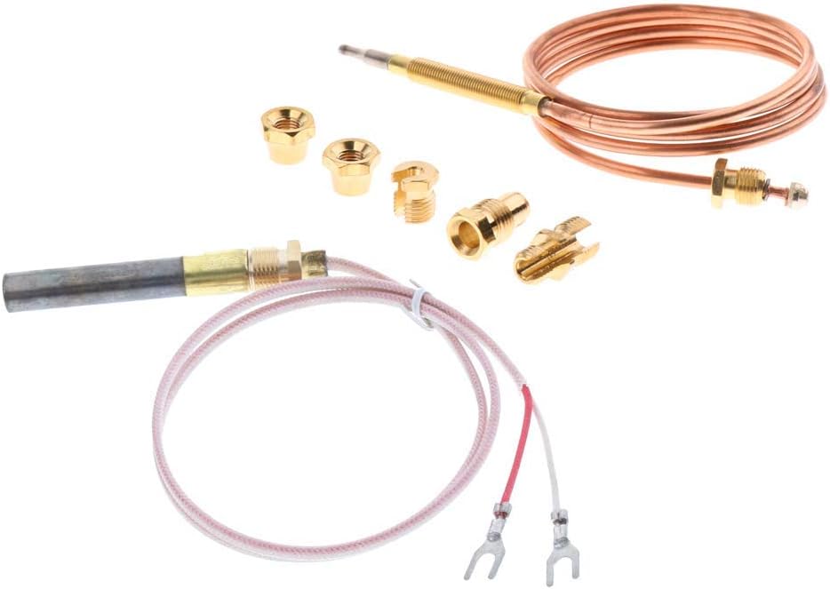 35.4 Inch Thermocouple Replacement Set & 24 Inch Gas Fireplace