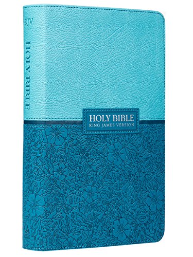 Holy Bible: KJV Giant Print Edition: Two-tone Teal Blue (King James Bible)
