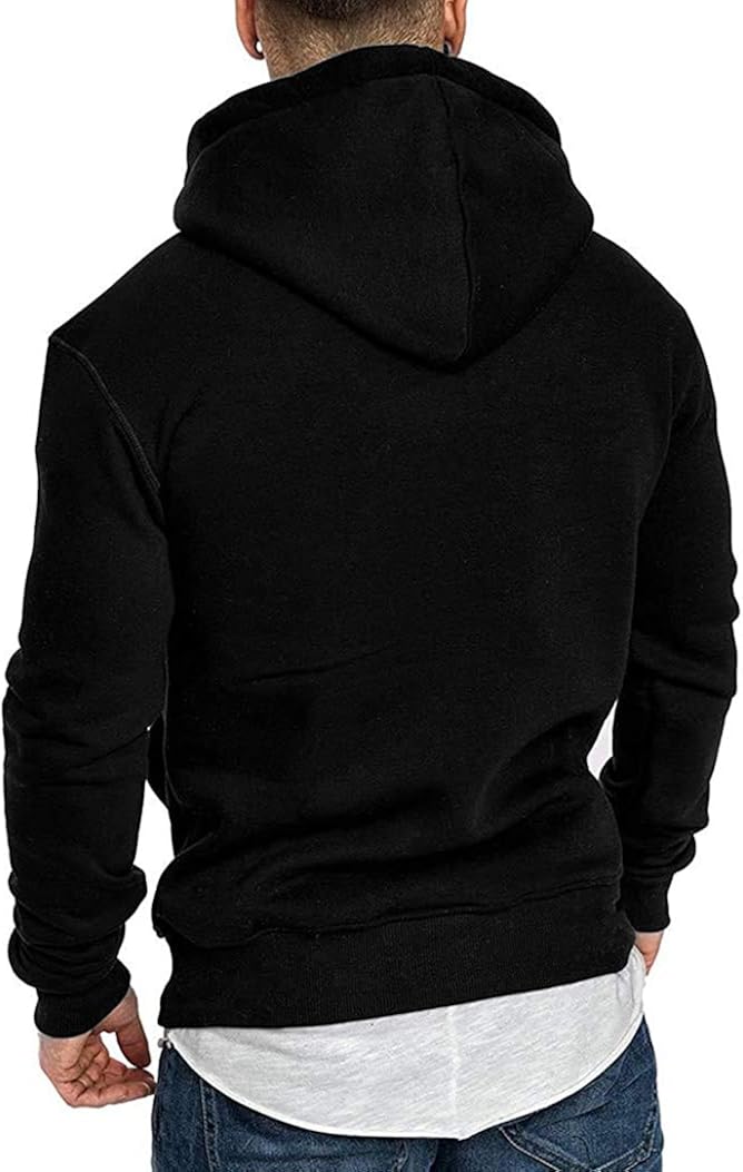COOFANDY Men's Hoodies Sweatshirts Cotton Fleece Lightweight Long Sleeves Athletic Pullovers: Clothing