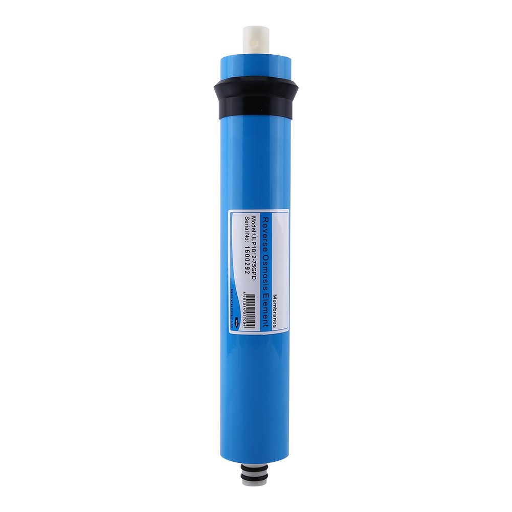 75GPD Reverse Osmosis Membrane, Universal Fit Replacement Cartridge, RO Filter Element for Home Kitchen, Hospital Lab, and Laboratory Use