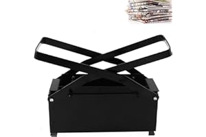 EODSAD Paper Log Briquette Maker, DIY Recycle Newspaper Log Briquette Press, Manual Waste Paper Brick briquette Press Machine, fire Brick for Heating Fire Stove Home Tool 10 x 5 x 3.2 inch