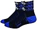 DEFEET Men's Aerator Cool Bikes Sock, Black, Large