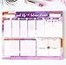 bloom daily planners Work/Life Balance Planning Pad - Tear Off Weekly Work and Personal To Do Pad - Planning System To Do Pad - 8.5