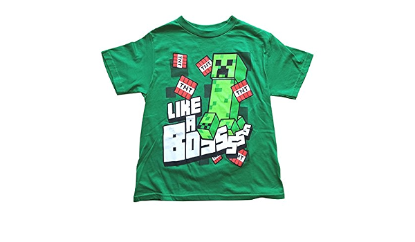 Minecraft Creeper TNT Like a Boss Shirt 