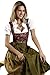 Dirndl Womens 3-Piece Dirndl with Floral Embroidery