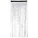 SunAngel 100x200 cm Fashion Decoration Beaded String Curtain Door Divider Crystal Beads Tassel Screen Home Decoration (Black)