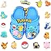 15 pcs Cartoon Shoe Charms for Croc & Bracelet Wristband Kids Party Birthday Gifts, None-Repeat charms for jibbitz bands