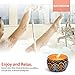Scented Candles Lavender, Lilac, Lotus and Rose Strongly Scented Candles, 100% Natural Soy Wax Candle Use for Aromatherapy, Weddings, Travel Tins, Gift (4 Packs Lavender Lilac Lotus&Rose)