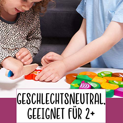 Jaques of London Holz Gemüse Zum Schneiden | Kinderspielzeug ab 3 4 5 6 Jahre | Küchenzubehör Kinder | Spielzeug 4 5 6 7… – Bild 6