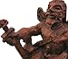 Norse God Freyr Wood Finish Statue Pagan Fertility