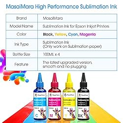 MasaiMara Sublimation Ink Refilled for EcoTank