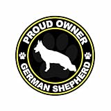 Proud Owner German Shepherd - Color Sticker - Decal - Die Cut